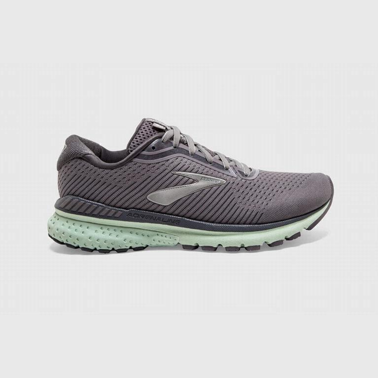 Brooks Adrenaline Gts 20 Road Løpesko Dame Outlet - Mint/Mørke/Grå - Norge (ABI264751)